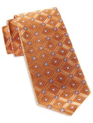 Rtrepeatingdiamondmedallionsilktie
