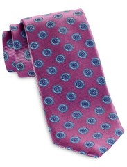 Rtlargehexmedallionsilktie